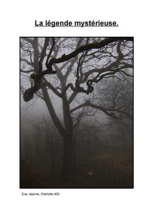 La légende mystérieuse
