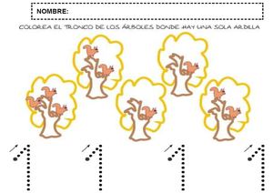 FICHAS DE NUMEROS PARA 3 AÑOS