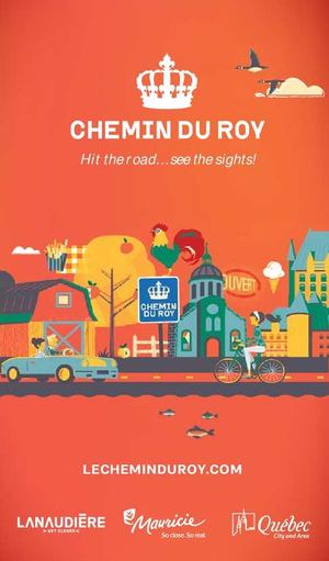 Chemin du Roy carto-guide - version anglaise
