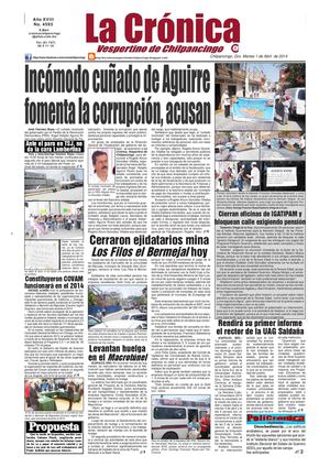 La Crónica 1 de abril 2014