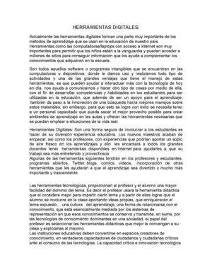 trabajo de herramientas digitales