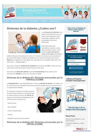 Sintomas de la diabetes