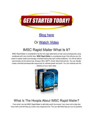 IMSC Rapid Mailer 
