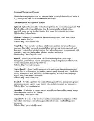 Document Management System