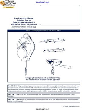 DBISALA3303019RollglissEmergencyDescentEquipmentManual