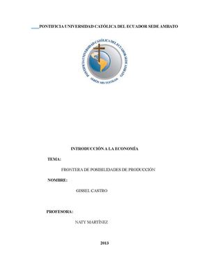 Frontera de produccion