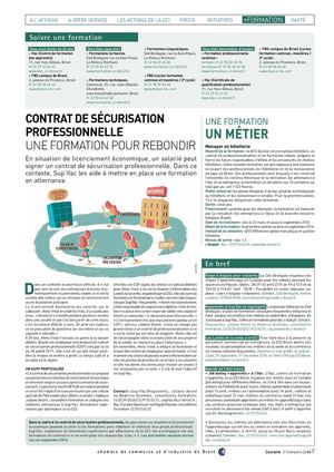 Sup Ifac Brest - Une formation en situation de licenciement