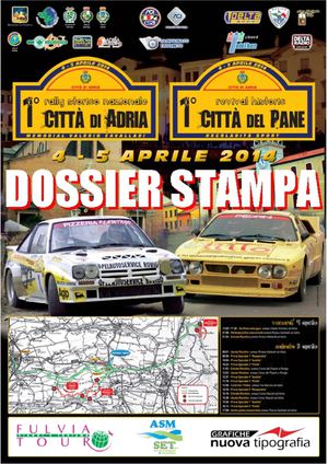 DOSSIER STAMPA 1° Rally Storico Città di Adria