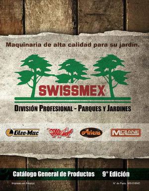 Catálogo Parques y jardines SWISSMEX  9 edición