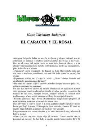 El caracol y el rosal