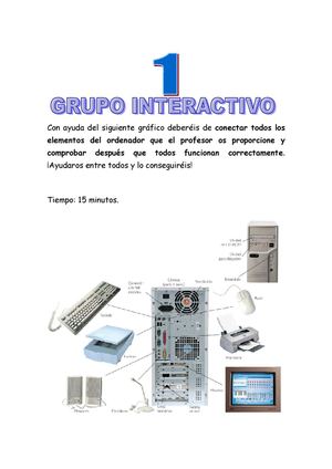 Actividades Grupos Interactivos informática