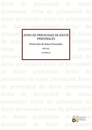 Aviso de Privacidad Hogares Herso
