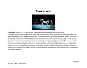 tae kwon do