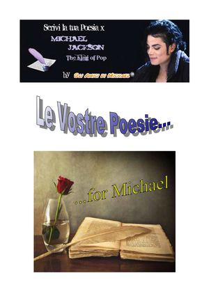 Gli Amici di Michael - Scrivi la tua poesia x Michael Jackson