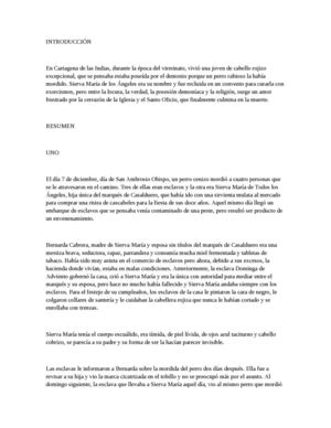 Del amor y otros demonios.