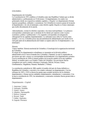 departamentos de colombia