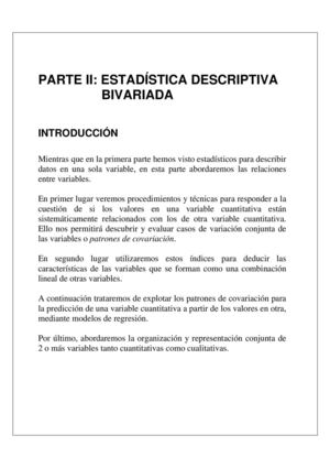 estadistica descriptiva bivariada
