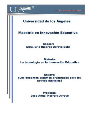 ¿Los docentes estamos preparados para los nativos digitales?