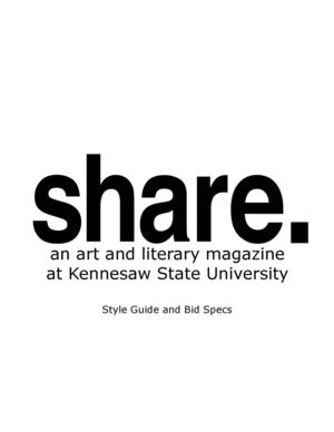 Share Magazine Style Guide