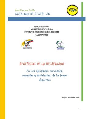 Beneficio de la Recreación