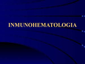 inmunohematologia