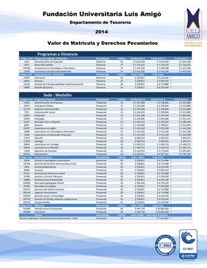 LUIS AMIGO VALOR  MAESTRIAS Y ESPECIALIZACIONES