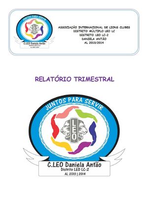 Atividades - Distrito LEO LC 2 - III Trimestre AL 13/14
