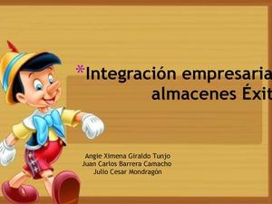 Integración empresarial almacenes Éxito