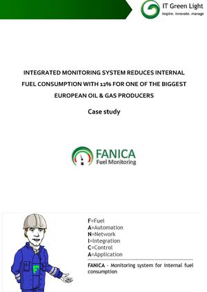 INTEGRATED MONITORING SYSTEM REDUCES INTERNAL FUEL CONSUMPTION WITH 12% FOR ONE OF THE BIGGEST EUROPEAN OIL & GAS PRODUCERS