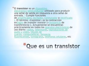 transistores