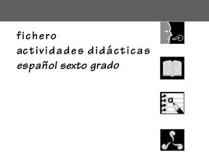 FICHERO 6° GRADO