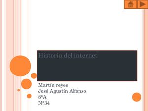 Historia del internet