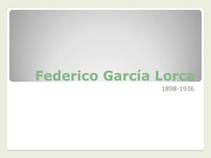 FEDERICO GARCÍA LORCA