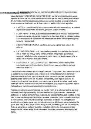 Cultura Argentina