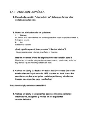 LA TRANSICIÓN ESPAÑOLA