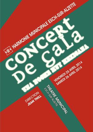Concert HME Théâtre Esch/Alzette 26/27.04.2014