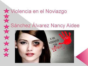 Violencia en el noviazgo Diapositivas 