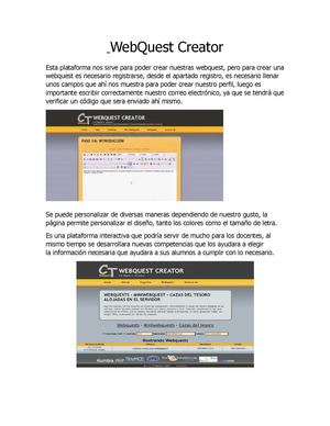 WebQuest Creator