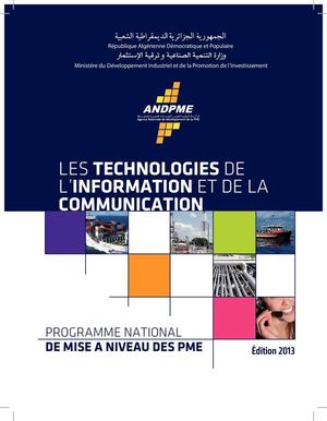 Mise à niveau des PME en Algérie TIC