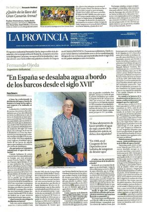 "Desalación a bordo". Entrevista a Fernando Ojeda Pérez