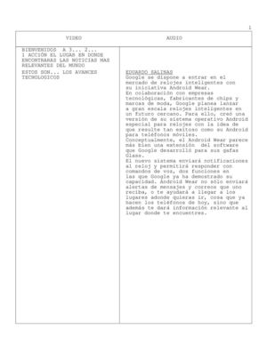 Guion Programa de Radio