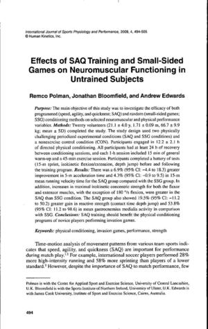 saq training equipment