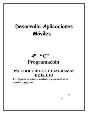 Como hacer un Pseudocodigo y Diagrama de flujo