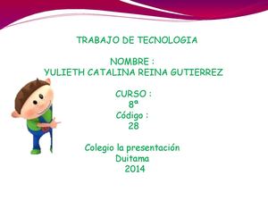  TRABAJO DE TECNOLOIGIA