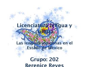 lenguas indígenas en el estado de Mexico