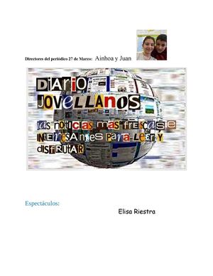 Periódico 6º C GM Jovellanos Semana II