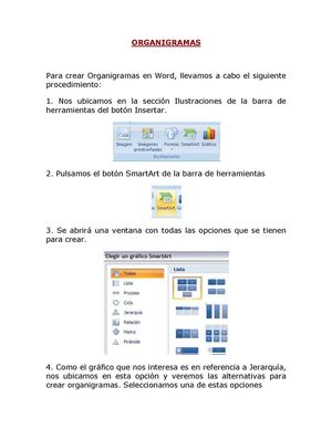 insertar SmartArt en word