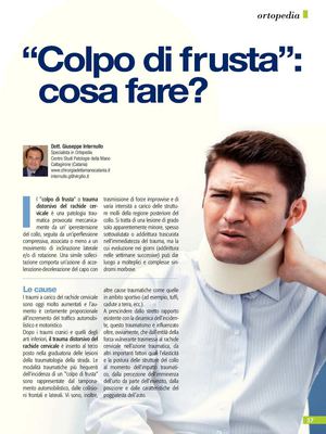Colpo di frusta: cosa fare?