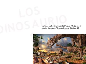 Los Dinosaurios