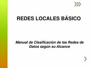 Clasificación de las Redes de Datos según su Alcance